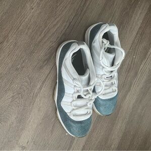 Jordan White and Blue Sneakers